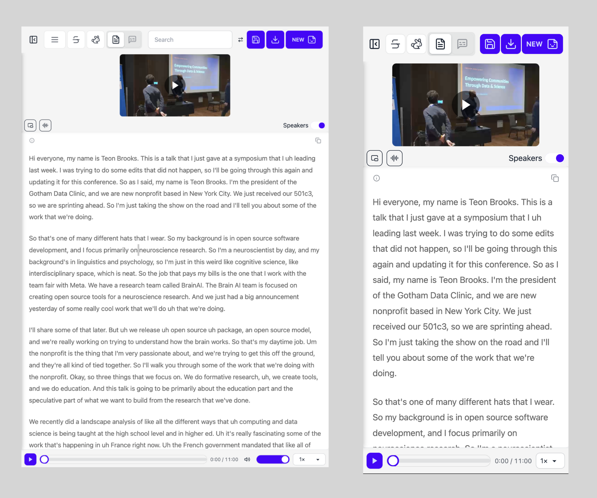 Screenshots of emulated tablet and mobile view